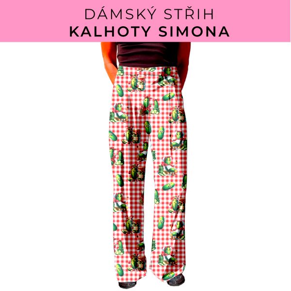 Dámský střih - kalhoty Simona