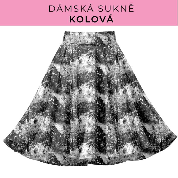 DÁMSKÝ střih - Kolová sukně