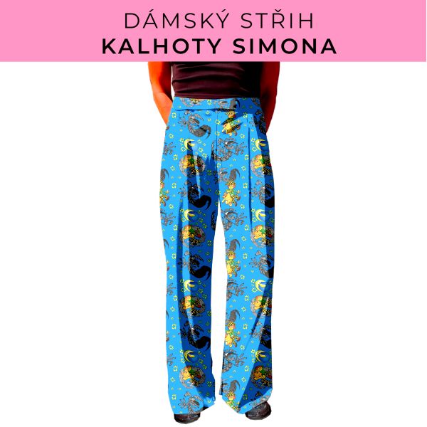 Dámský střih - kalhoty Simona