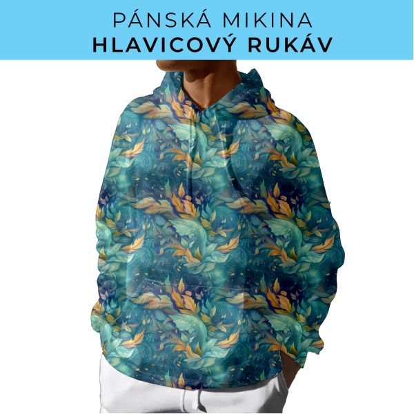 PÁNSKÝ střih - mikina s kapucí