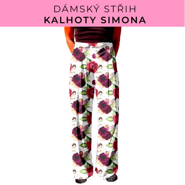 Dámský střih - kalhoty Simona