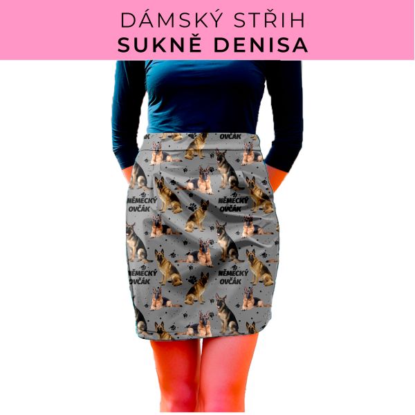 Dámský střih - Dámská sukně Denisa