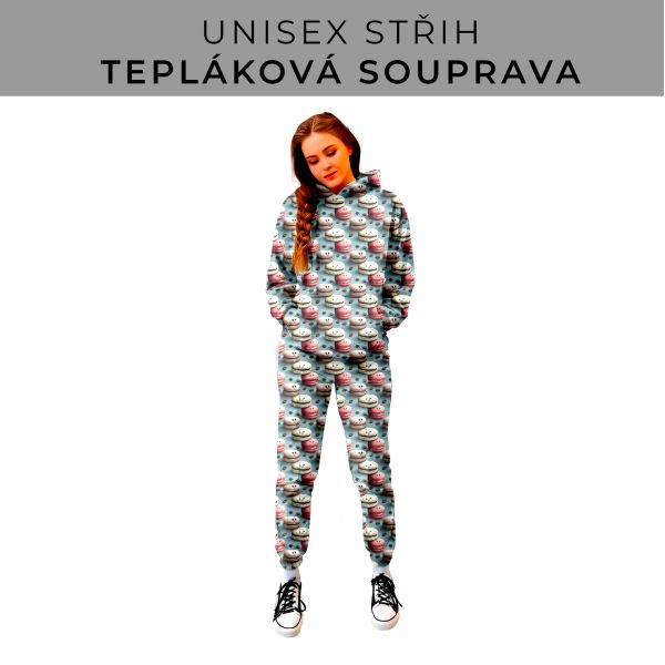 DÁMSKÝ střih - SET mikina a tepláky 