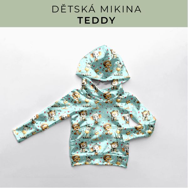 DĚTSKÝ střih - Mikina Teddy
