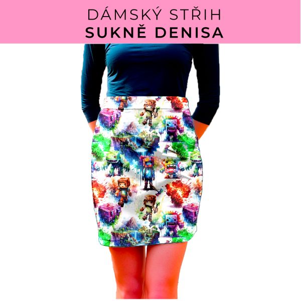 Dámský střih - Dámská sukně Denisa