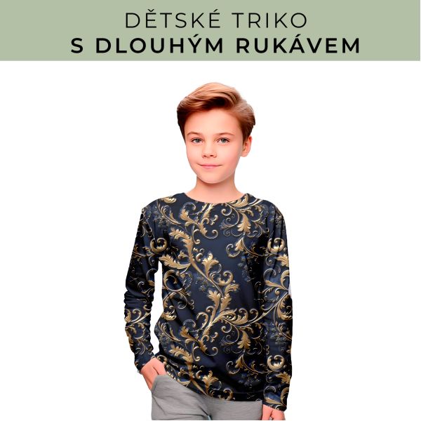 DĚTSKÝ střih - triko dlouhý rukáv