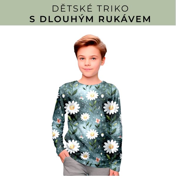 DĚTSKÝ střih - triko dlouhý rukáv