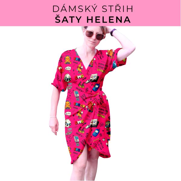 Dámský střih na šaty  Helena