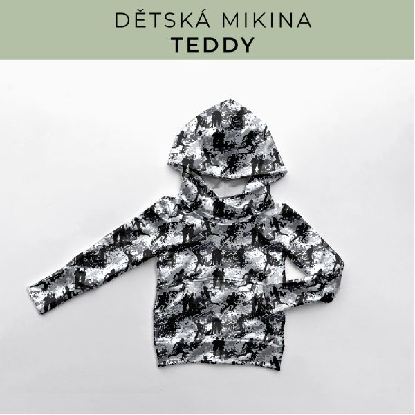 DĚTSKÝ střih - Mikina Teddy