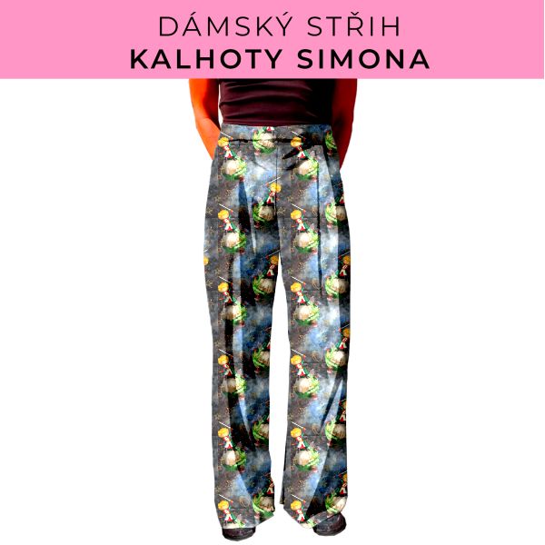 Dámský střih - kalhoty Simona