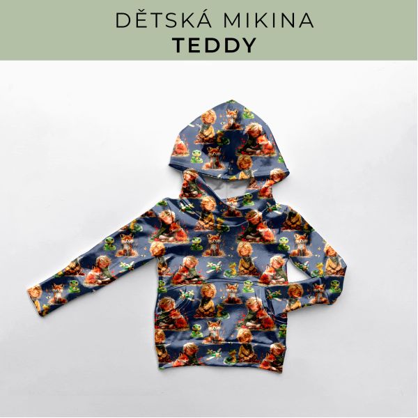DĚTSKÝ střih - Mikina Teddy