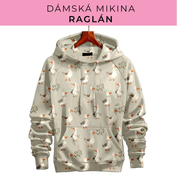 DÁMSKÝ střih - mikina raglán