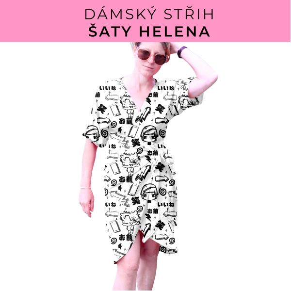 Dámský střih na šaty  Helena