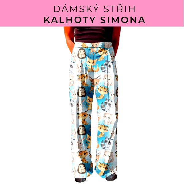 Dámský střih - kalhoty Simona