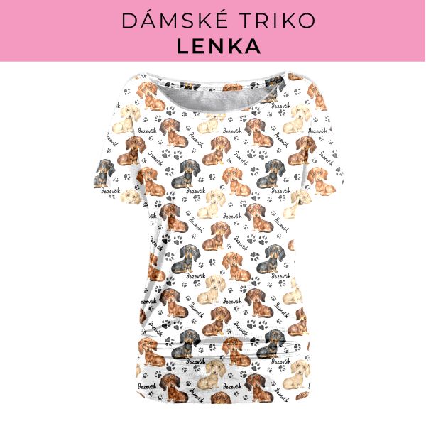 DÁMSKÝ střih - Triko Lenka