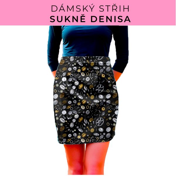 Dámský střih - Dámská sukně Denisa