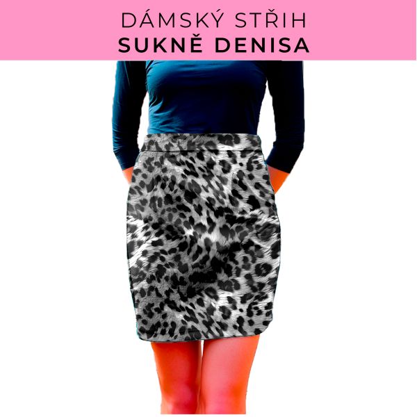Dámský střih - Dámská sukně Denisa
