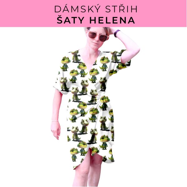 Dámský střih na šaty  Helena