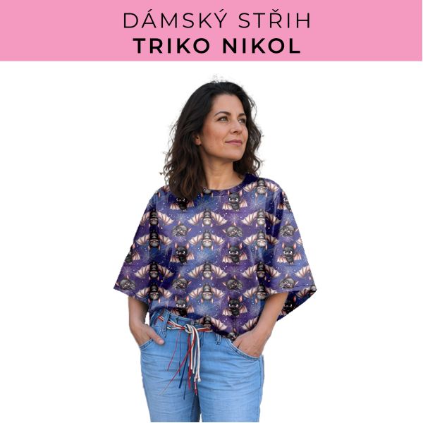 Dámský střih -  triko Nikol