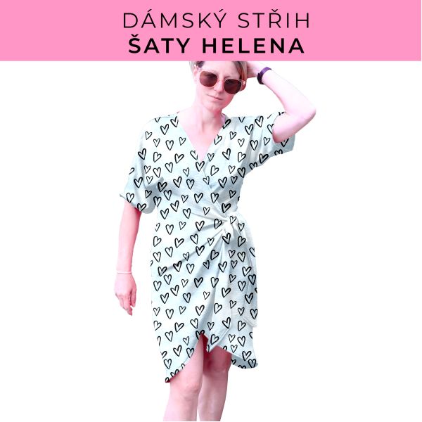 Dámský střih na šaty  Helena