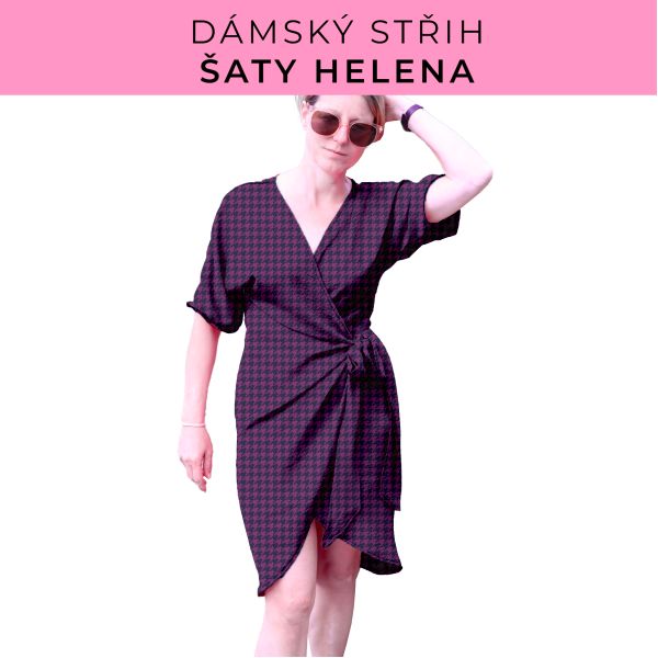 Dámský střih na šaty  Helena