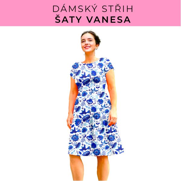 Dámský střih šaty Vanesa
