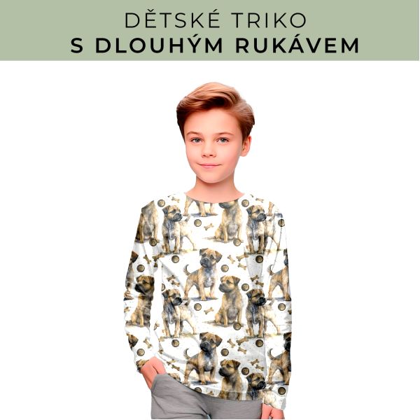DĚTSKÝ střih - triko dlouhý rukáv