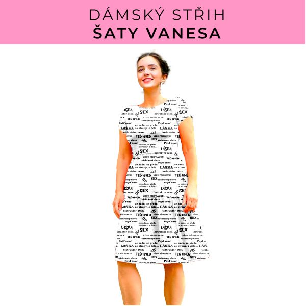 Dámský střih šaty Vanesa