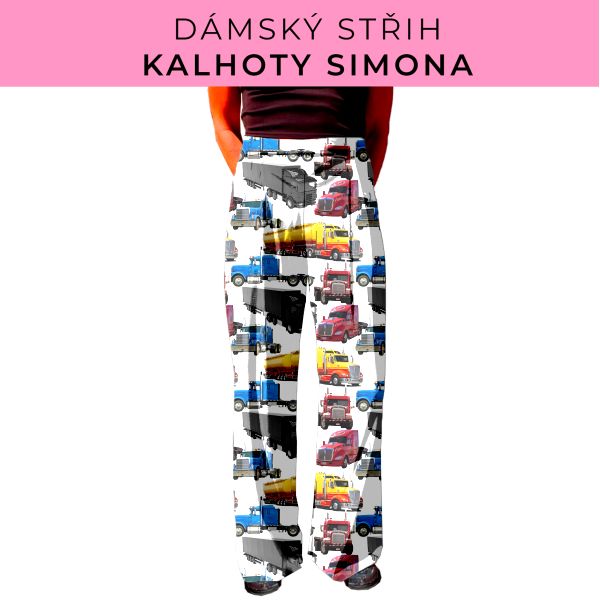 Dámský střih - kalhoty Simona