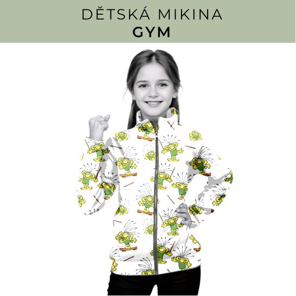 Dětská střih - mikina GYM