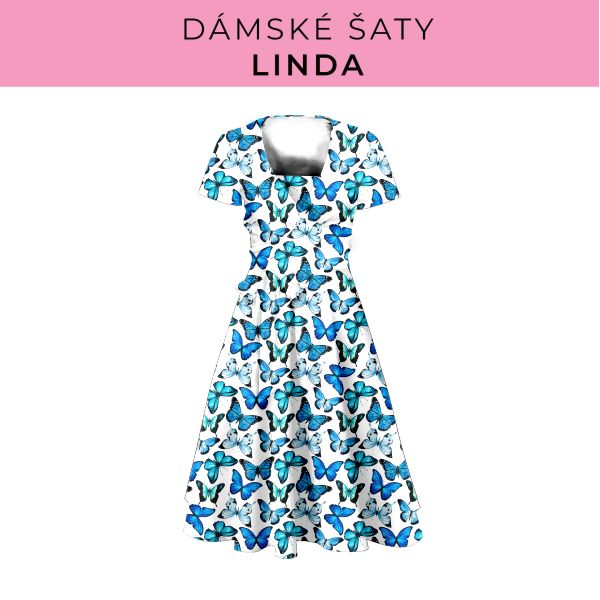 DÁMSKÝ střih - šaty Linda