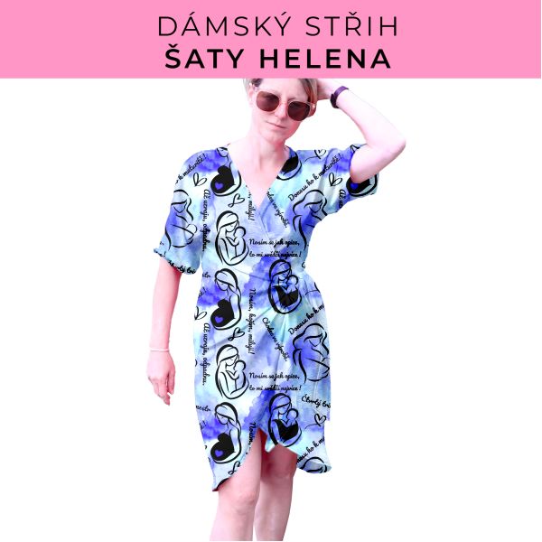Dámský střih na šaty  Helena
