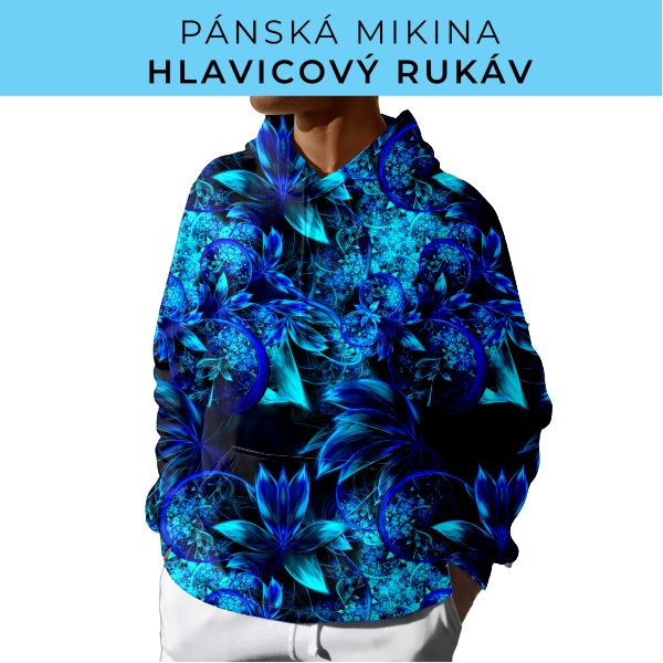 PÁNSKÝ střih - mikina s kapucí
