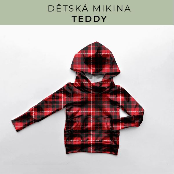 DĚTSKÝ střih - Mikina Teddy