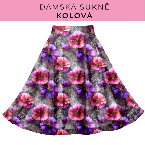 DÁMSKÝ střih - Kolová sukně