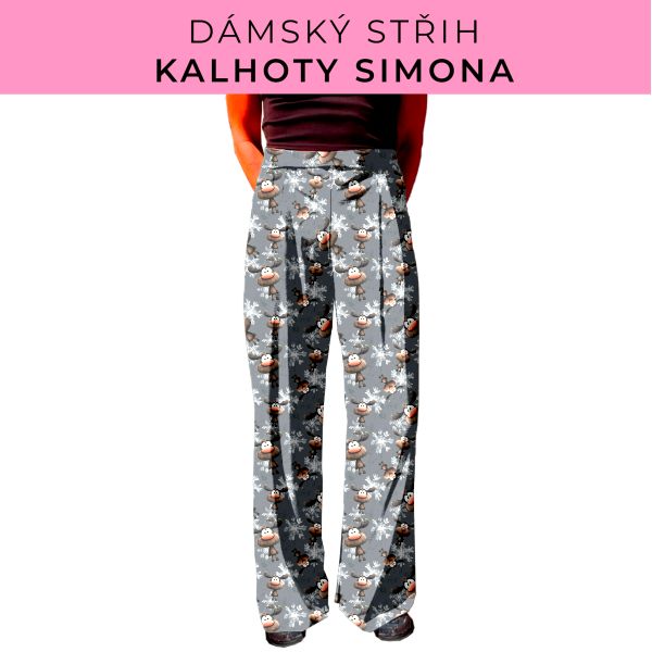 Dámský střih - kalhoty Simona
