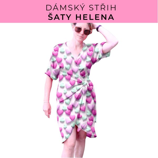 Dámský střih na šaty  Helena