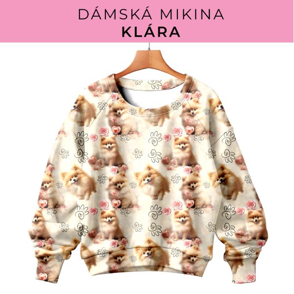 DÁMSKÝ střih - mikina Klára