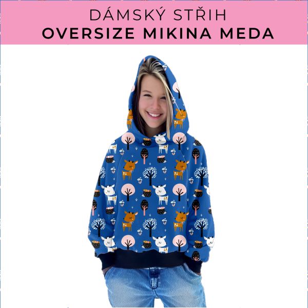 Dámský střih - mikina Meda