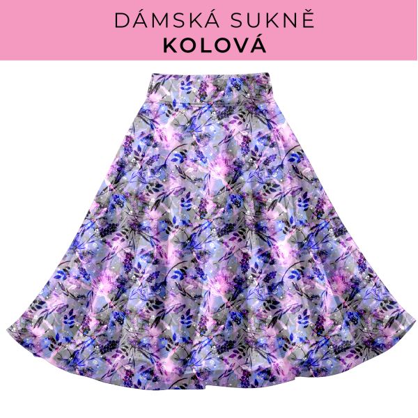 DÁMSKÝ střih - Kolová sukně