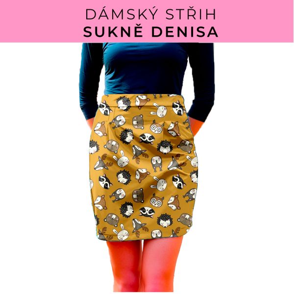 Dámský střih - Dámská sukně Denisa