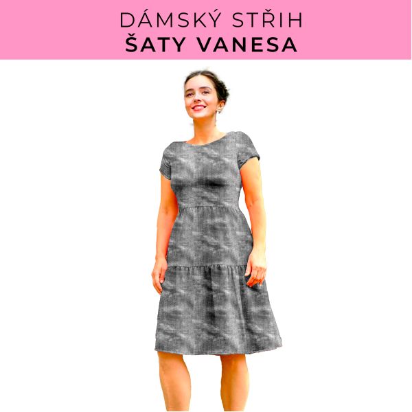 Dámský střih šaty Vanesa