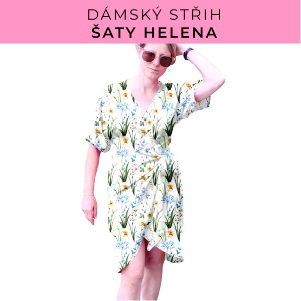 Dámský střih na šaty  Helena