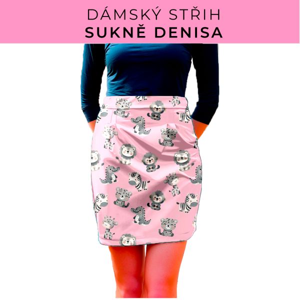 Dámský střih - Dámská sukně Denisa