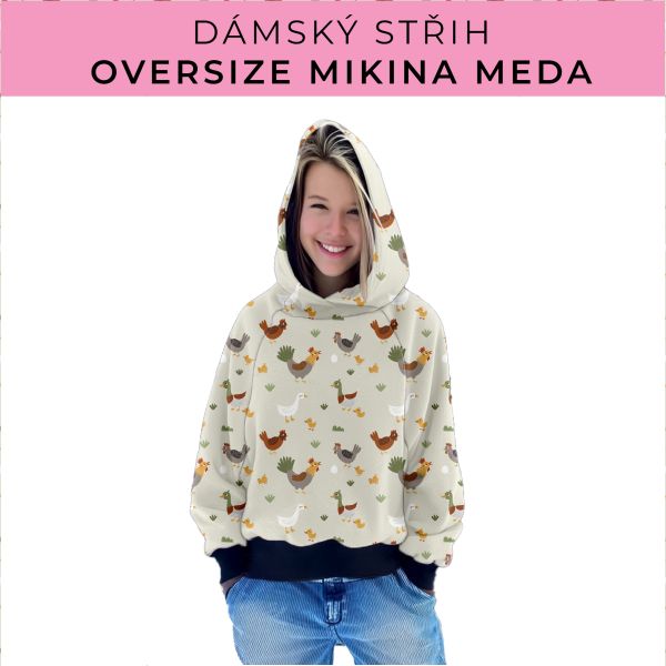 Dámský střih - mikina Meda
