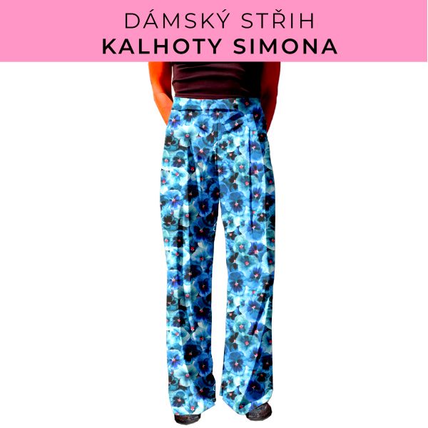 Dámský střih - kalhoty Simona