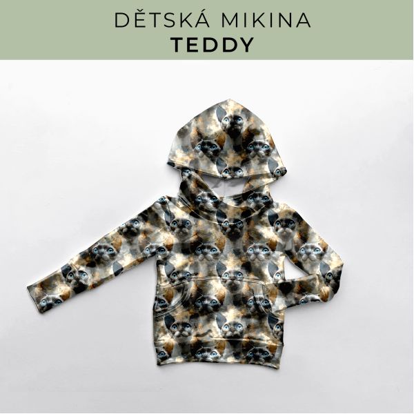 DĚTSKÝ střih - Mikina Teddy