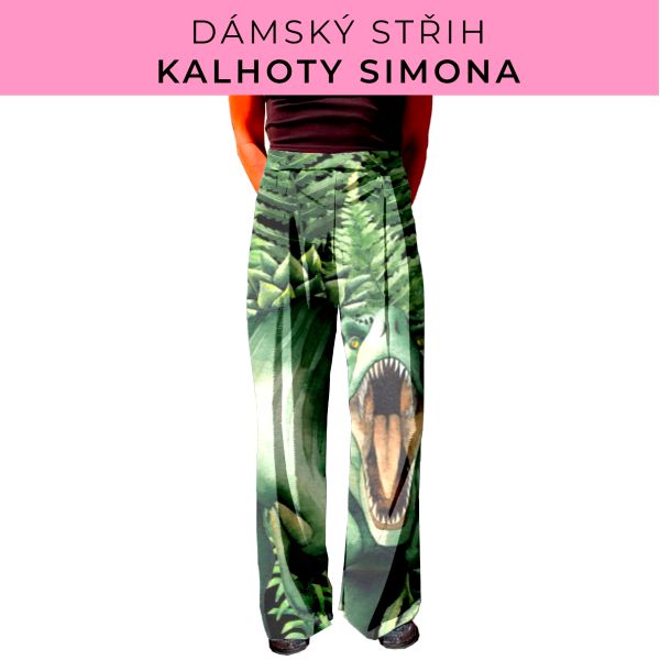Dámský střih - kalhoty Simona