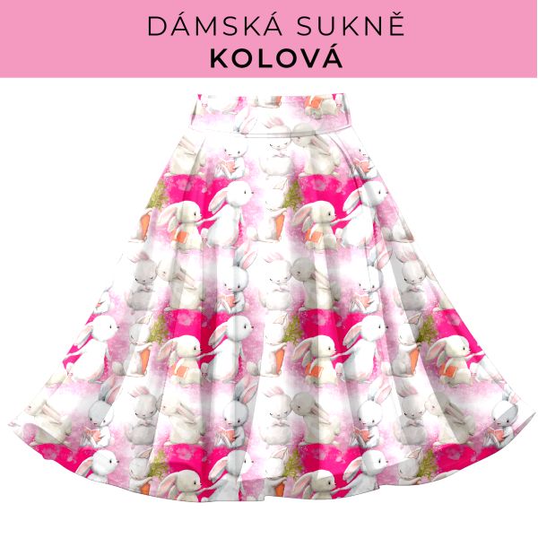 DÁMSKÝ střih - Kolová sukně