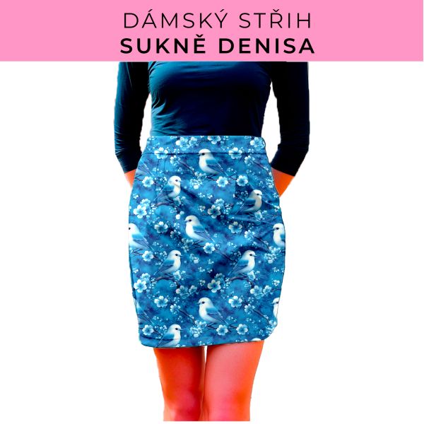 Dámský střih - Dámská sukně Denisa